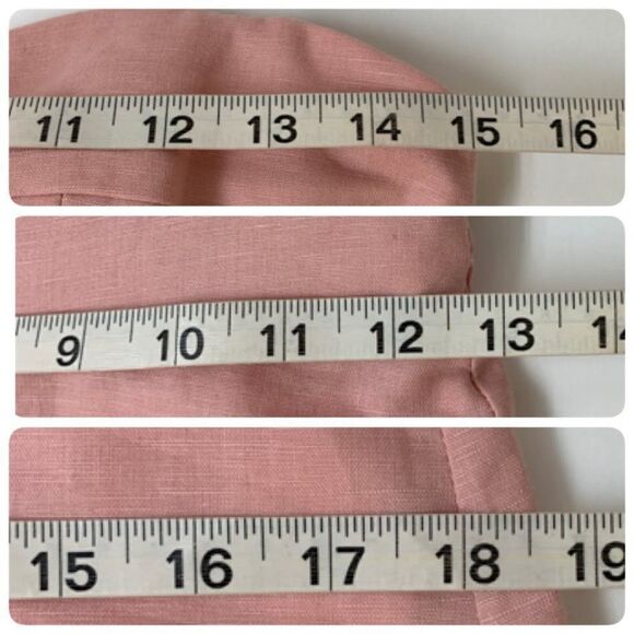 Amanda Uprichard X REVOLVE Cava Midi Dress Small Blush Pink Linen $260 - Picture 8 of 10